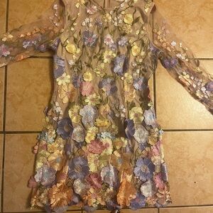 Avec Les Filles Multicolor Floral women’s Dress
